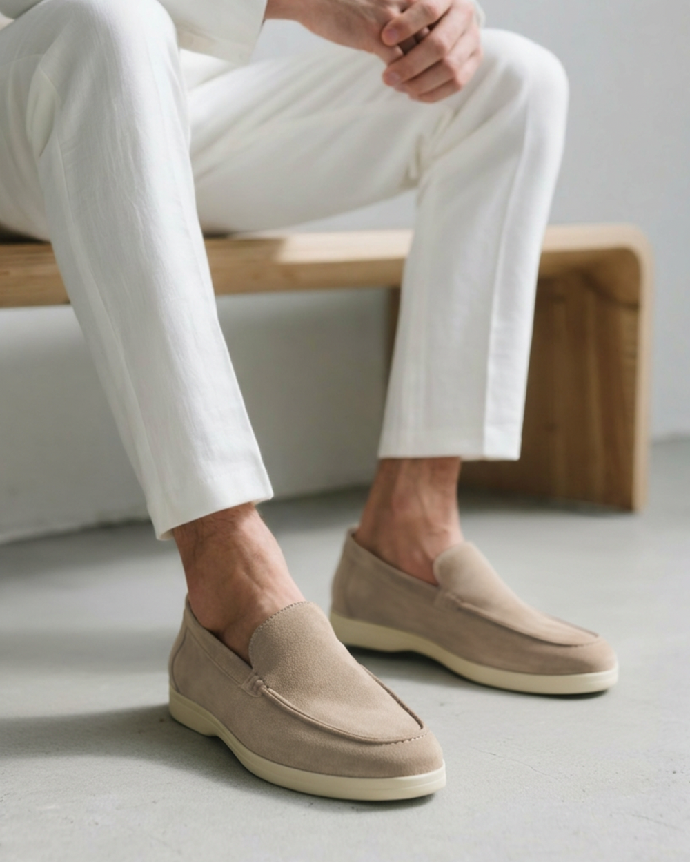 Elliot & Stone Marcello Suede Loafers with Supportive Insole
