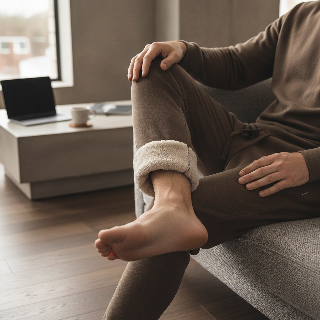 Elliot & Stone Nordic Fleece-Lined Joggers Sherpa Interior Tapered Fit