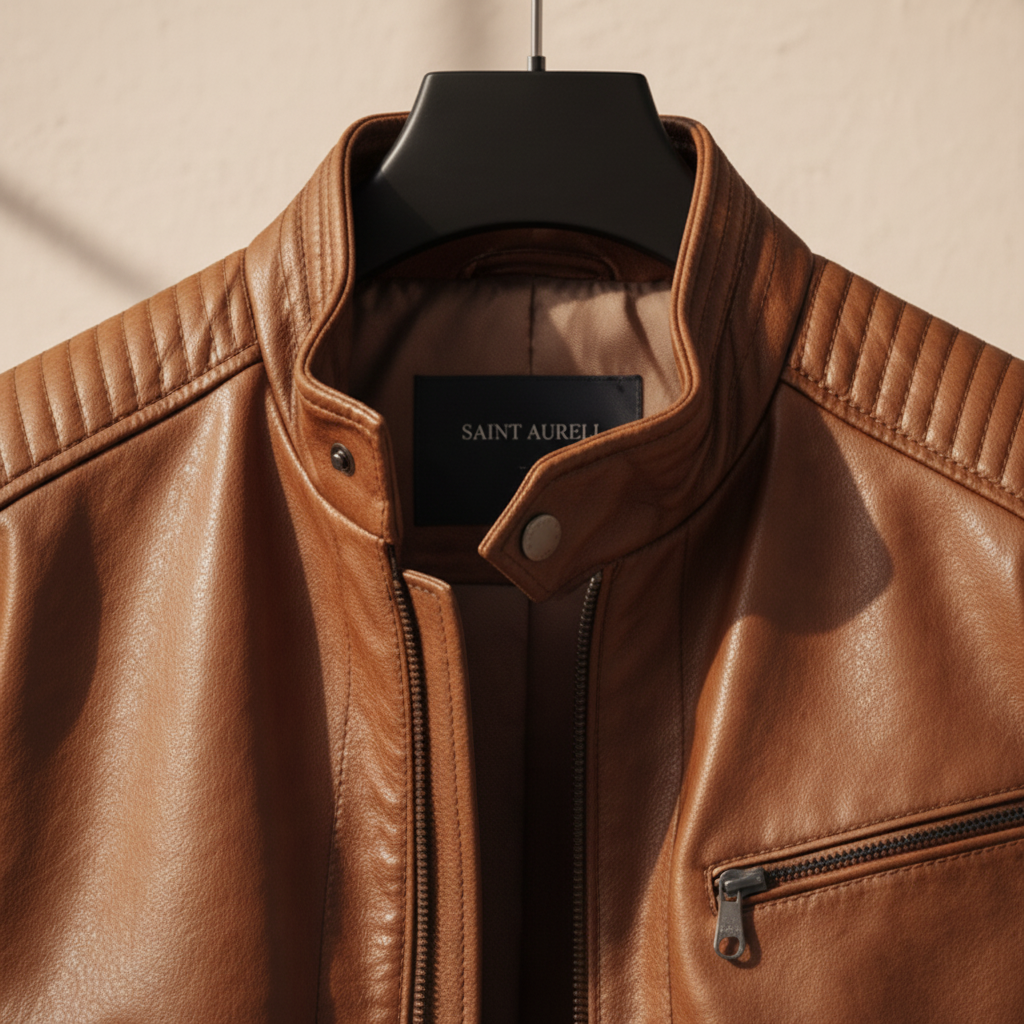 Saint Aurell Ridgeway Premium Leather Jacket Masculine Fit