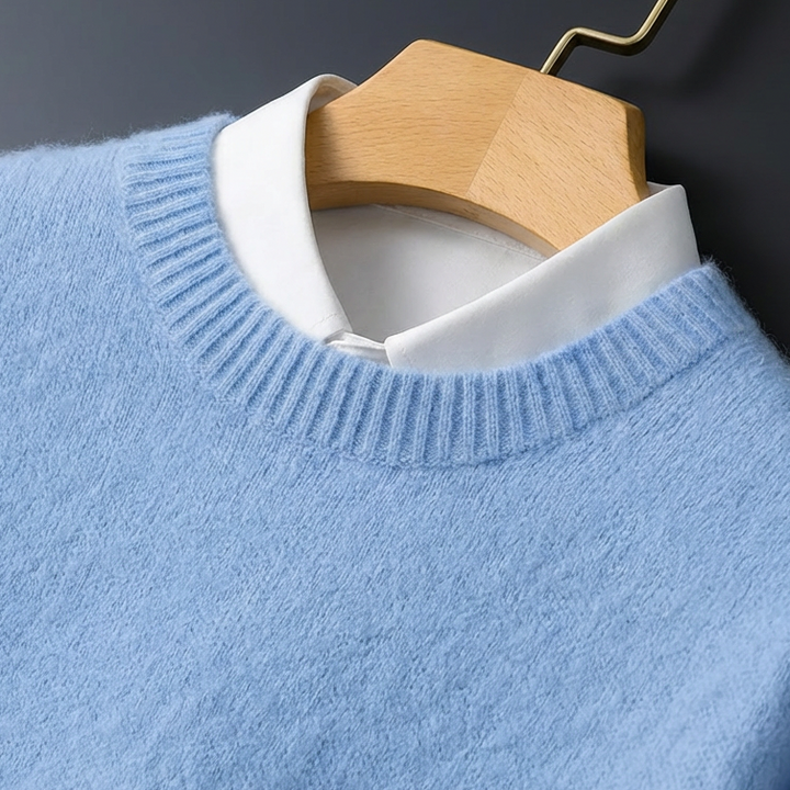 Saint Aurell Valencia Ultra-Soft Cashmere Sweater Men&