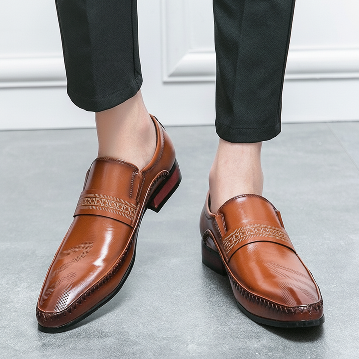 Saint Aurell Oxford Penny Loafer Faux Leather Slip-On