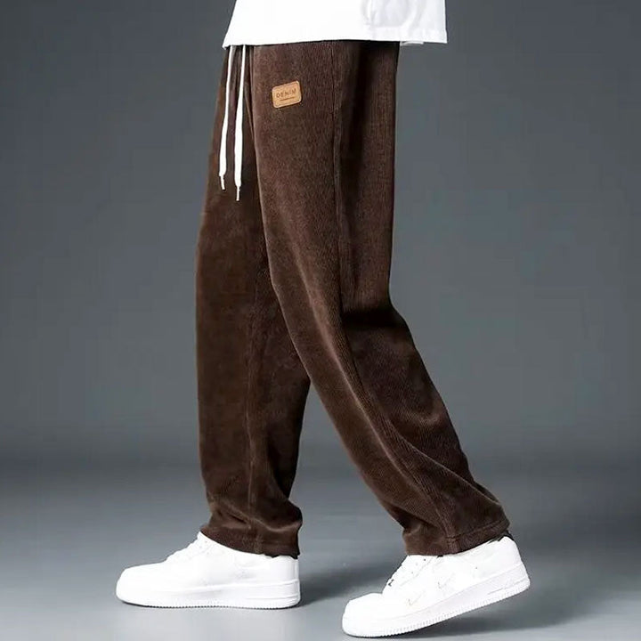 Saint Aurell Amalfi Wide-Leg Sweatpants Textured Drawstring