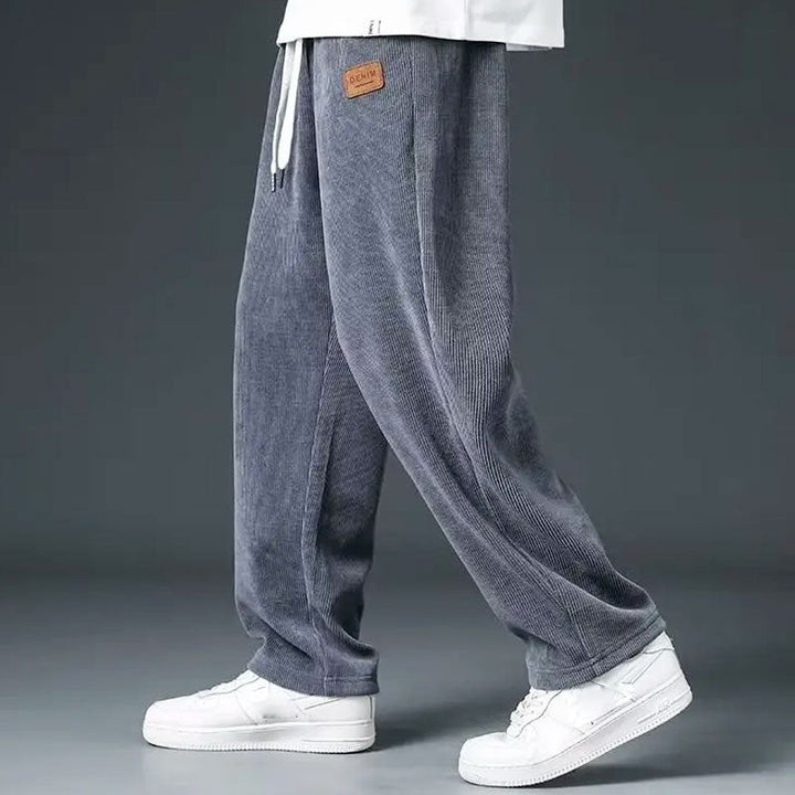 Saint Aurell Amalfi Wide-Leg Sweatpants Textured Drawstring