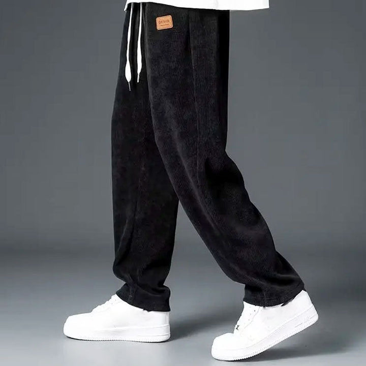 Saint Aurell Amalfi Wide-Leg Sweatpants Textured Drawstring