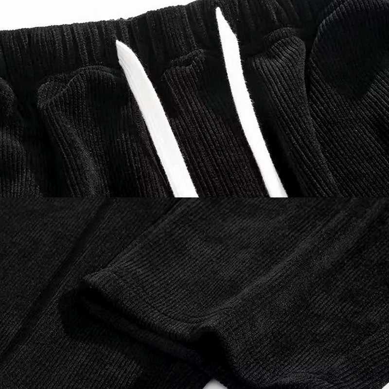 Saint Aurell Amalfi Wide-Leg Sweatpants Textured Drawstring