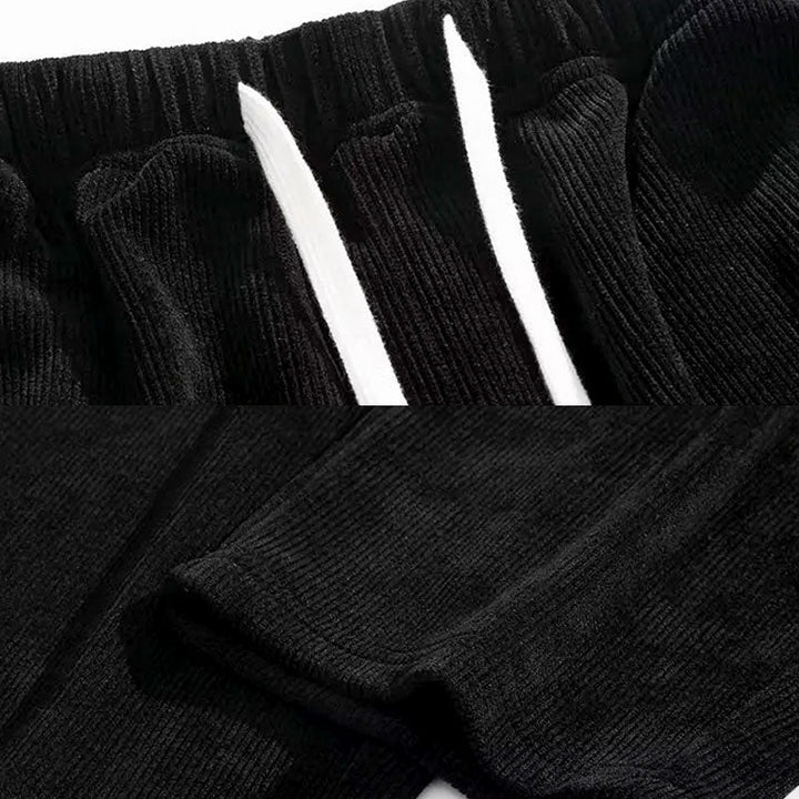 Saint Aurell Amalfi Wide-Leg Sweatpants Textured Drawstring