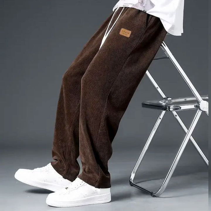 Saint Aurell Amalfi Wide-Leg Sweatpants Textured Drawstring