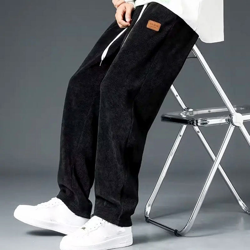 Saint Aurell Amalfi Wide-Leg Sweatpants Textured Drawstring