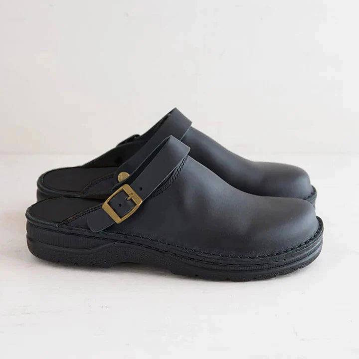 Elliot &amp; Stone Orthopedic Leather Clogs Non-Slip Breathable Casual Shoes