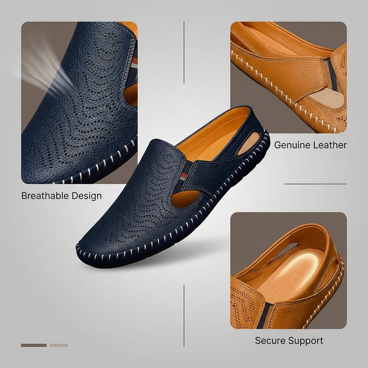 Marco Italia Genuine Leather Breathable Men&