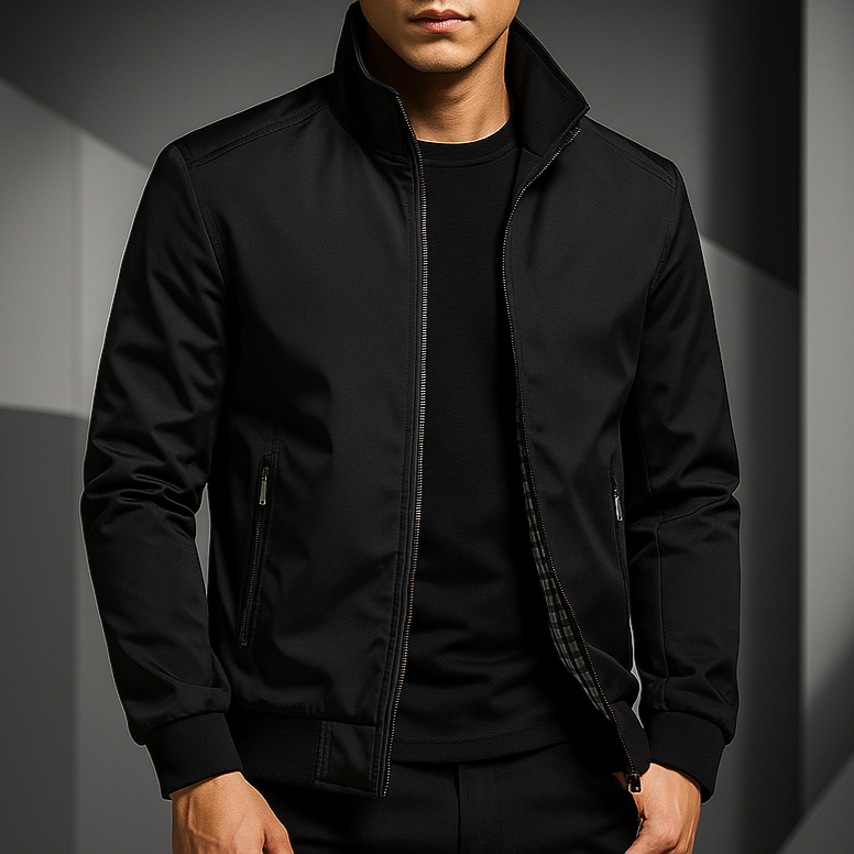 Saint Aurell Harrington Wind Jacket Weather-Resistant Lightweight