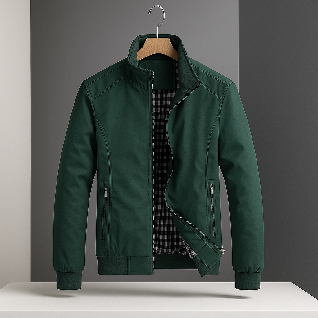 Saint Aurell Harrington Wind Jacket Weather-Resistant Lightweight