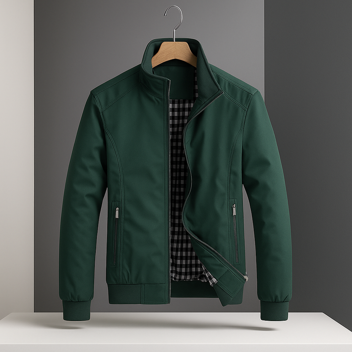 Saint Aurell Harrington Wind Jacket Weather-Resistant Lightweight
